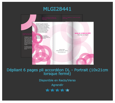 Prospectus Publicitaire rose distrib boîtes aux lettres