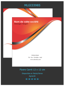 Un des modèles de prospectus que vus pouvez choisir et personnaliser sur notre site, découvrez les autres modèles.