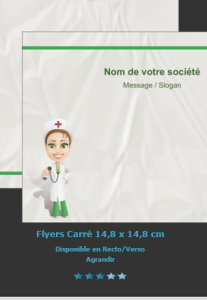 Ce modèle de prospectus est disponible sur notre site. Vous pouvez le personnaliser suivant vos besoins.